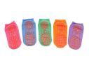6 Pairs Adult Non-Skid Socks for Yoga Pilates Ballet Colorful Comfy Slipper Socks