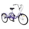 Adult Tricycle Trikes; 3-Wheel Bikes; 26 Inch Wheels Cruiser Bicycles with Large Shopping Basket for Women and Men