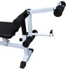 Weight Bench with Weight Rack; Barbell and Dumbbell Set 198.4 lb