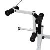 Weight Bench with Weight Rack; Barbell and Dumbbell Set 198.4 lb