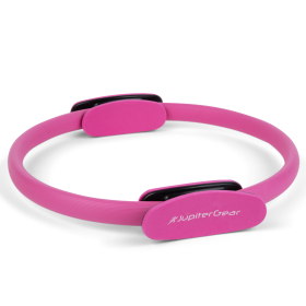 Pilates Resistance Ring for Strengthening Core Muscles (Color: Pink)