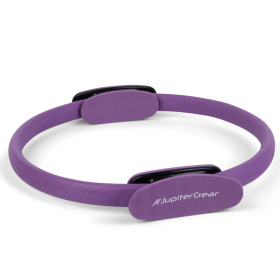 Pilates Resistance Ring for Strengthening Core Muscles (Color: Purple)